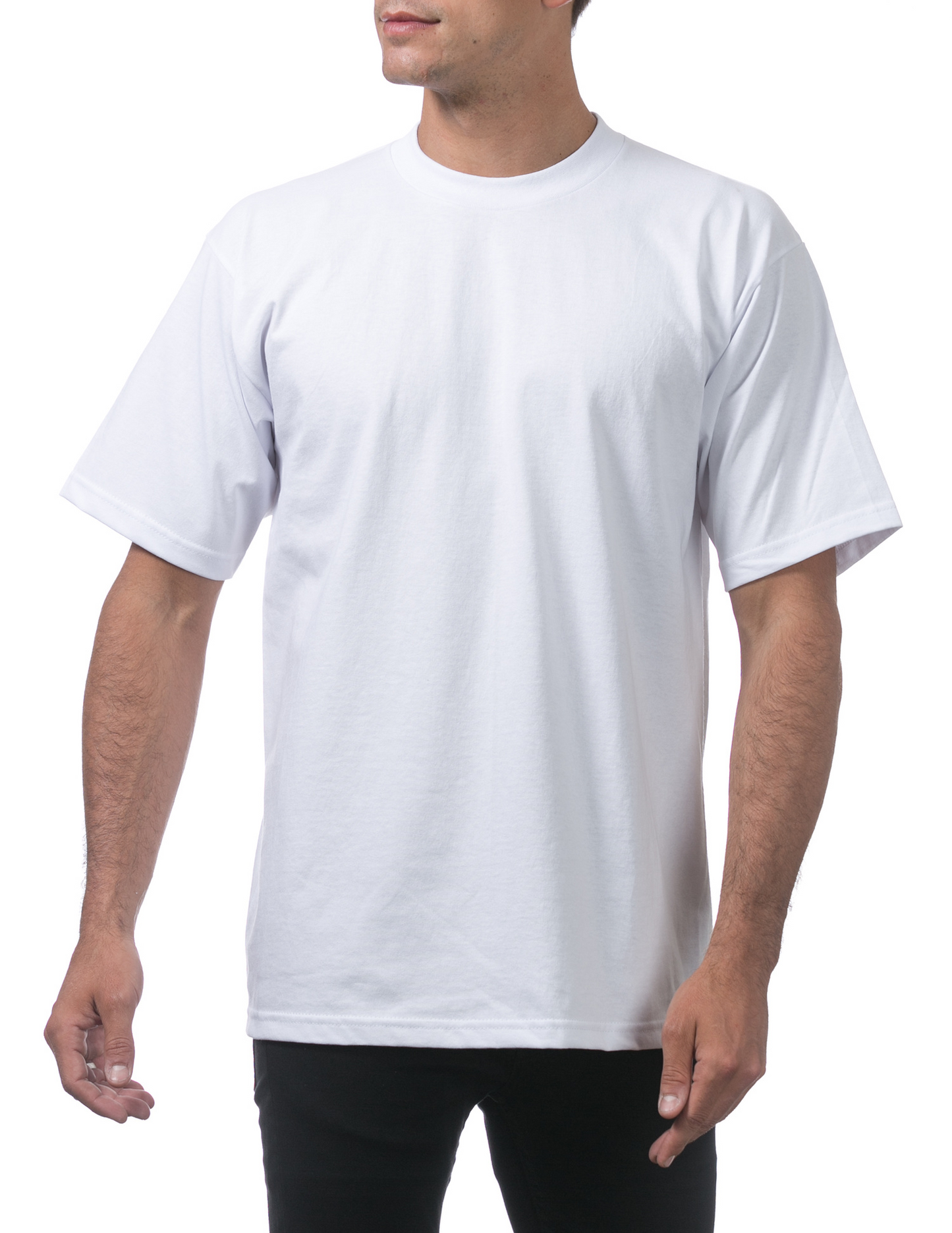Proclub - Men's Heavyweight Short Sleeve Tee - WHITE