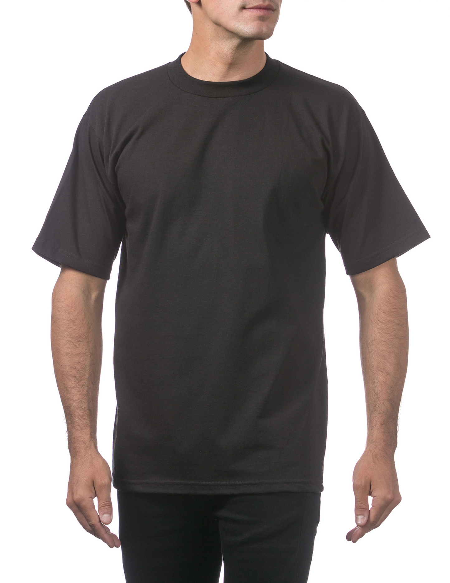 Proclub - Men's Heavyweight Short Sleeve Tee - BLACK