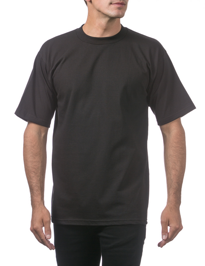 Proclub - Men's Heavyweight Short Sleeve Tee - BLACK