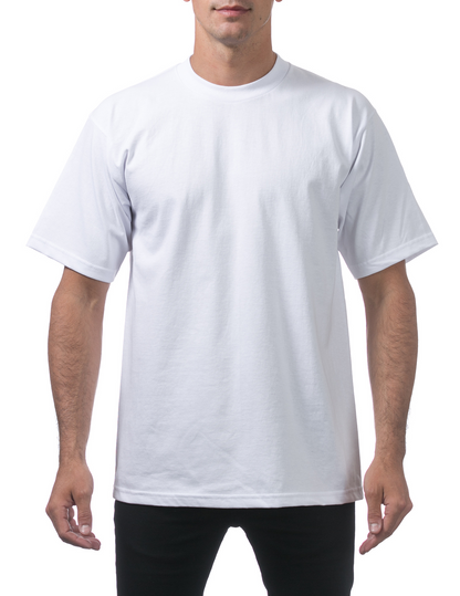 Proclub - Men's Heavyweight Short Sleeve Tee - WHITE
