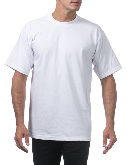 Proclub - Men's Heavyweight Short Sleeve Tee - WHITE